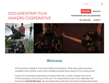 Tablet Screenshot of documentaryfilmmakerscooperative.com